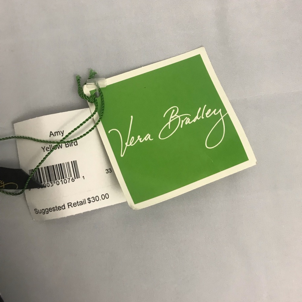 Vera Bradley Small Pure Yellow Bird Design - Picture 5 of 5